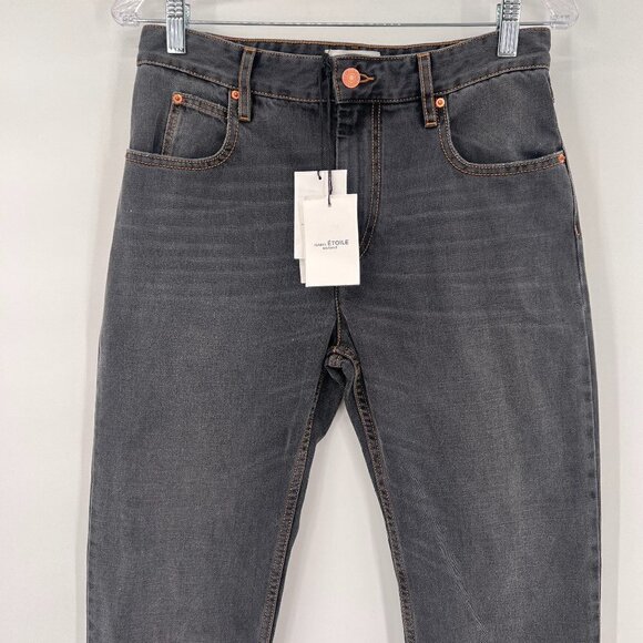 Isabel Marant Cliff Faded Black Jeans Women's  USA Size 26-27 NWT - Picture 3 of 8